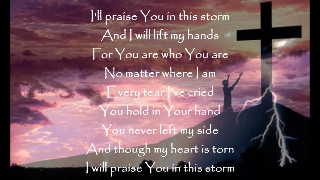 praise God in the storm